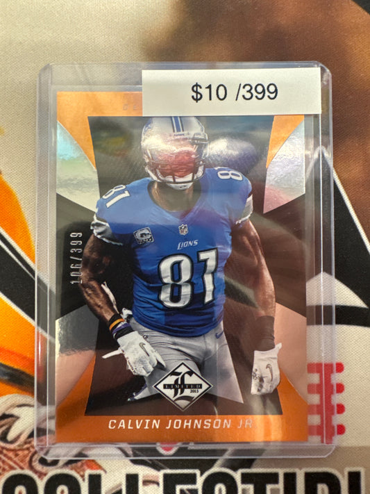 2013 Panini Limited NFL Calvin Johnson Jr. Refractor /399