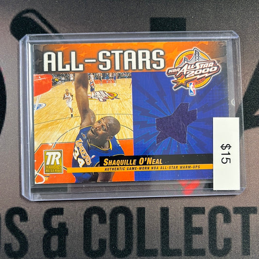 2001 Topps Shaquille O’Neal all-stars patch