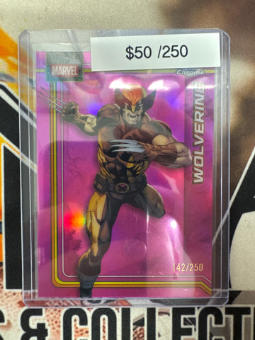 2026 Topps Chrome Marvel Wolverine Pink Refractor /250