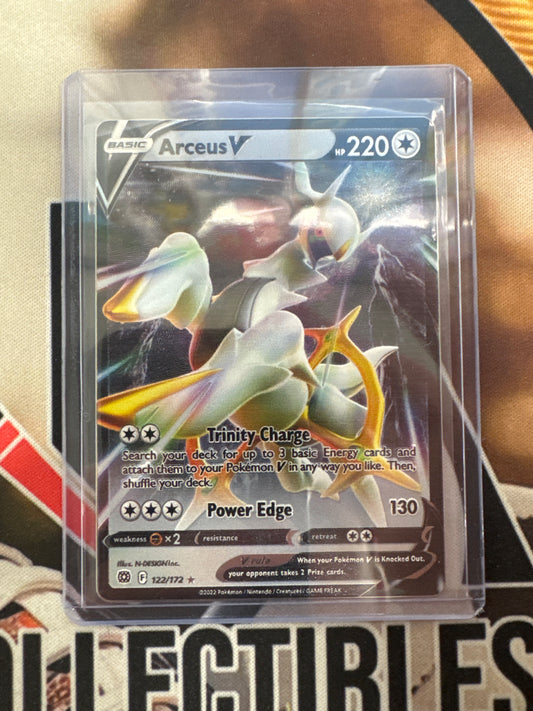Pokémon Arceus V Metal Card 122/172 Promo NM