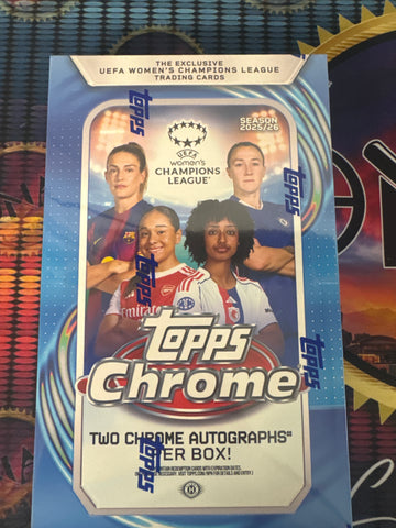 2025-26 Topps Chrome UEFA Champion’s League Women Hobby