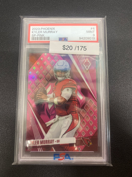 2023 Panini Phoenix Kyler Murray SP Pink /175 PSA 9