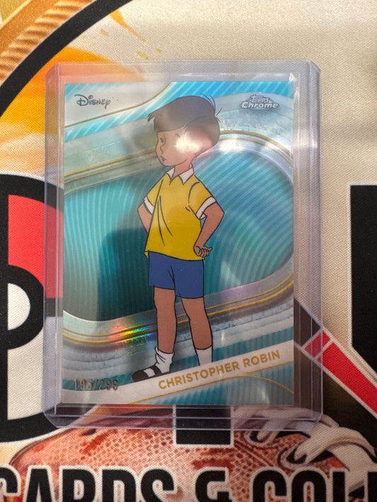 2025 Topps Chrome Disney Christopher Robin Teal Refractor /299