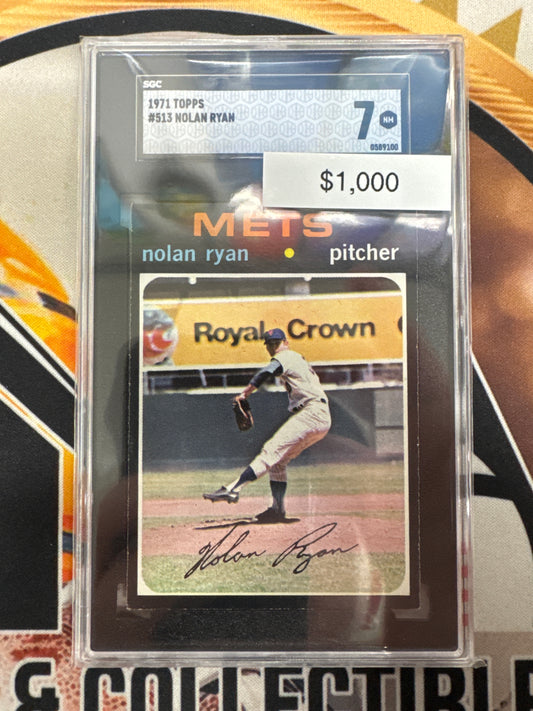 1971 Topps MLB Nolan Ryan SGC 7