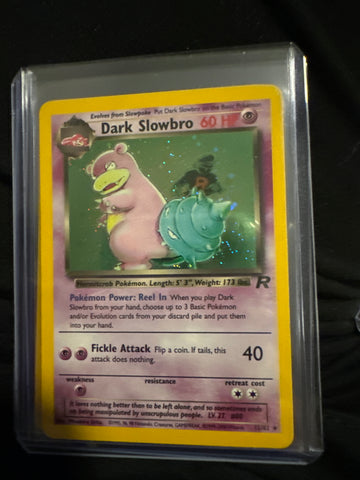 Pokémon Dark Slowbro Team Rocket Holo 12/82