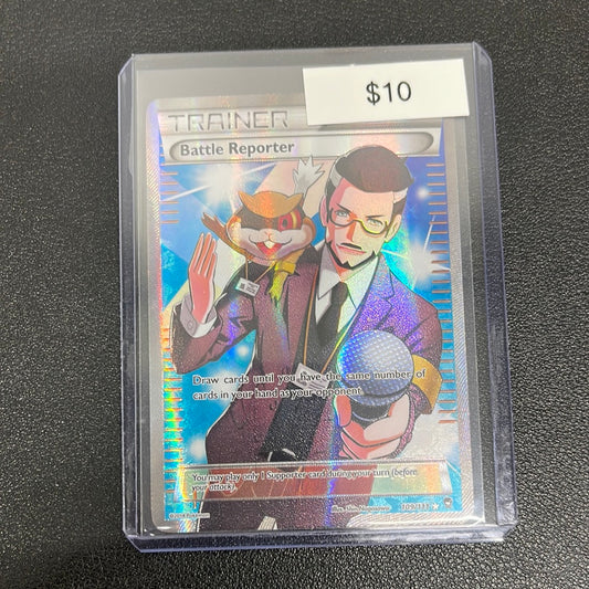 Pokémon Battle Reporter Furious Fists Full Art 109/111