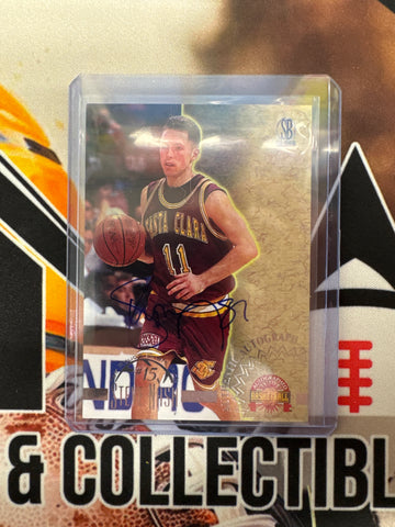 1996 The Score Board NBA Steve Nash Rookie Authentic Autograph