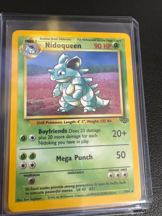 Pokemon Nidoqueen Holo jungle 7/64