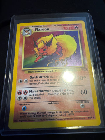 Pokémon Flareon Jungle Holo 3/64