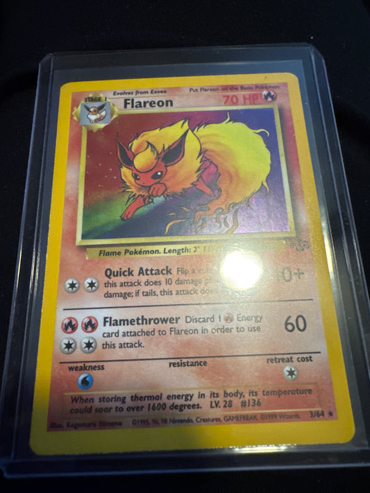 Pokémon Flareon Jungle Holo 3/64