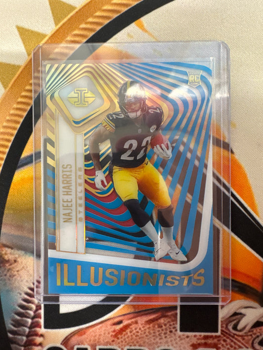 2021 Panini Illusions NFL Najee Harris Rookie Illusionists Blue /299
