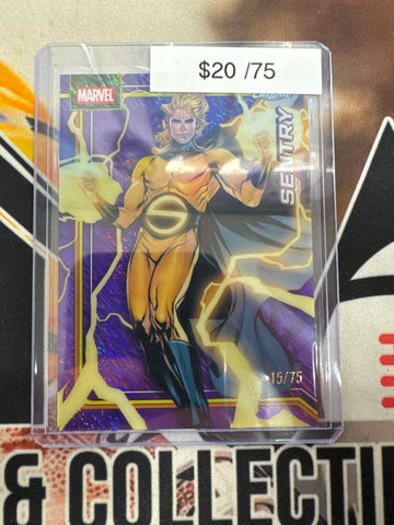 2026 Topps Chrome Marvel Sentry Purple Wave Refractor /75