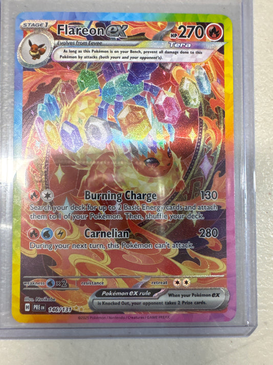 Pokemon Flareon ex 146/131 Prismatic Evolutions
