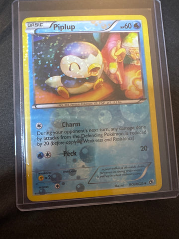 Pokemon Piplup RC6/RC25 Legendary Treasures Radiant Collection
