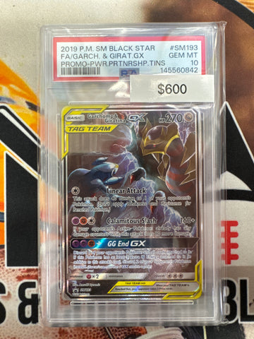 Pokemon Garchomp & Giratina GX SM193 Tag Team PSA 10
