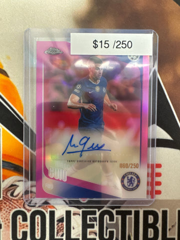 2025-26 Topps Chrome Champions League Marc Guiu Pink Refractor Autograph /250