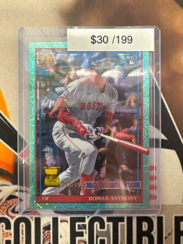 2026 Topps Series 2 MLB Roman Anthony Rookie Silver Pack Teal Mojo Refractor /199