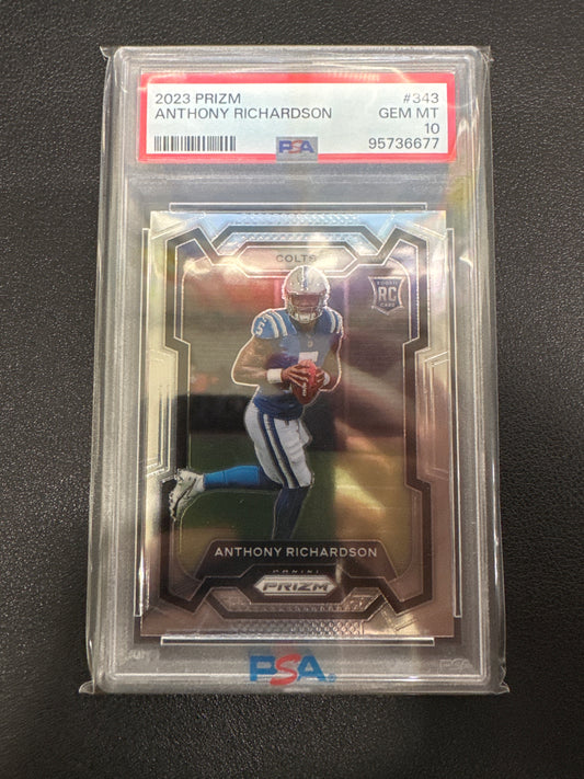 2023 Panini Prizm Anthony Richardson Rookie PSA 10