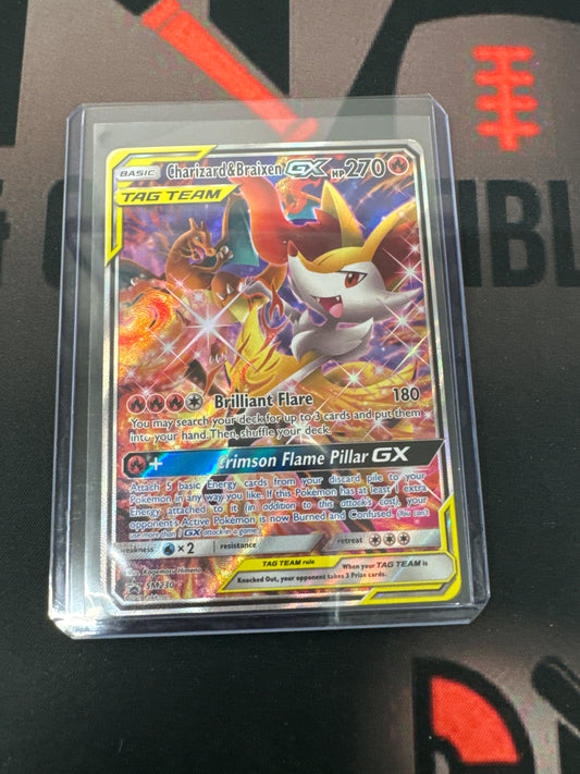 Pokémon Charizard & Braixen GX Tag Team BSP SM230