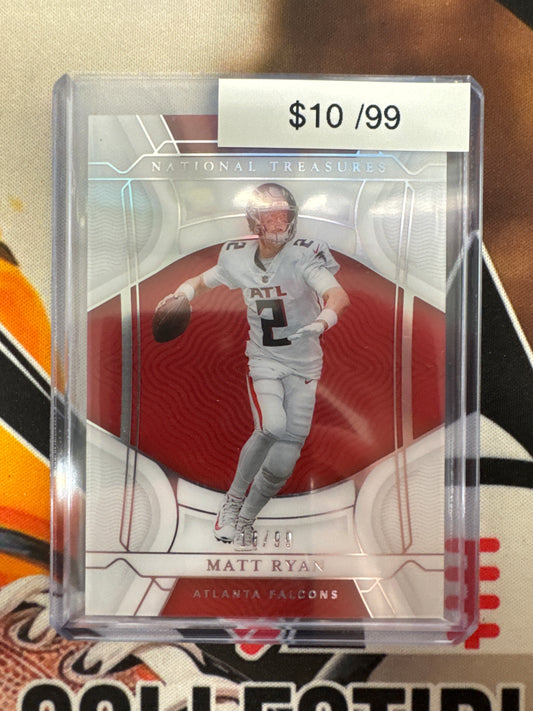 2021 Panini National Treasures NFL Matt Ryan /99