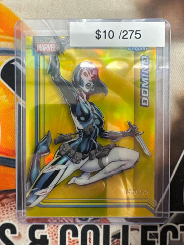 2026 Topps Chrome Marvel Domino Yellow Refractor /275