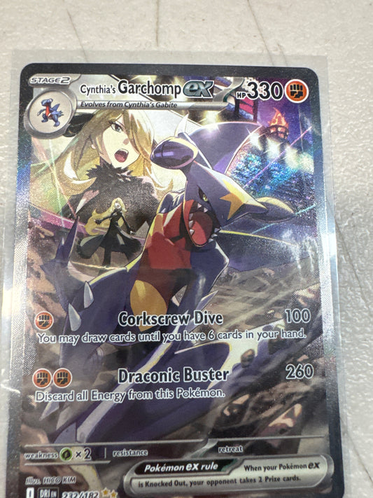 Pokemon Cynthia’s Garchomp 232/182 Destined Rivals
