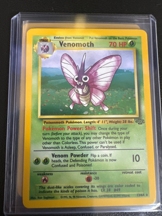 Pokémon Venomoth Jungle Holo 13/64