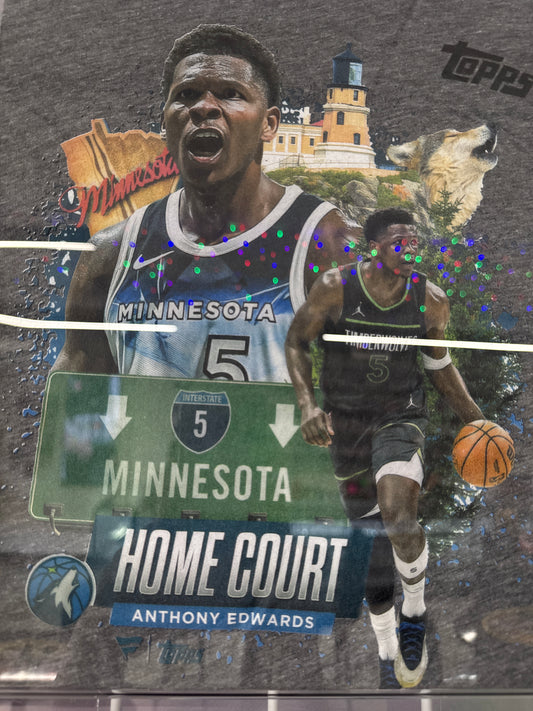 Topps Home Court Advantage Anthony Edwards (Adult) T-shirt