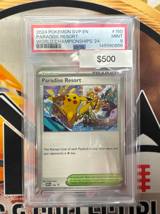 2024 Pokemon SVP150 Paradise Resort World Championship 2024 PSA 9