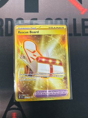 Pokemon Rescue Board 225/167 gold