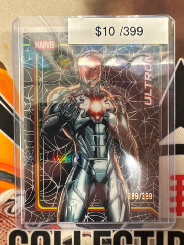 2026 Topps Chrome Marvel Ultron Spider-Web Refractor /399