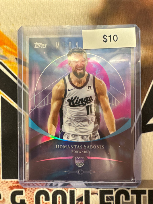 2025-26 Topps Midnight NBA Domantas Sabonis Pink Refractor