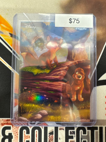 2026 Topps Chrome Disney Fox And The Hound 45 Years Original Art SSP