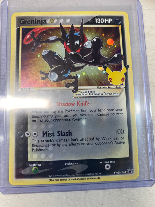 Pokemon Greninja Star SWSH144
