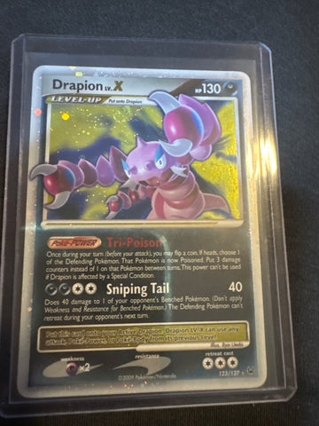 Pokemon Drapion Lv. X 123/127 Platinum