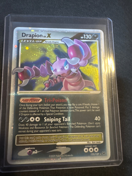 Pokemon Drapion Lv. X 123/127 Platinum