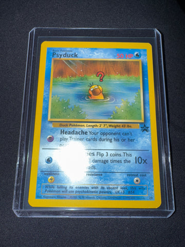 Pokemon Psyduck black star promo 20 LP-