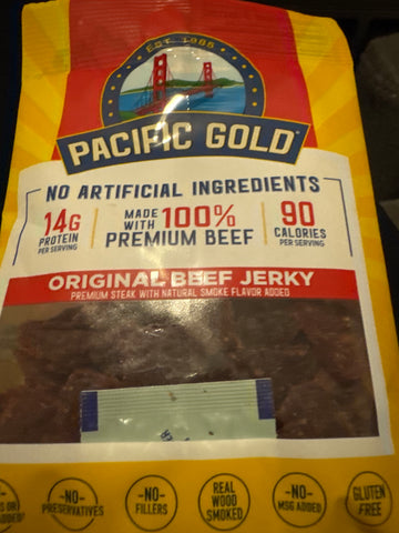 Cafe Pacific Gold Original beef jerky