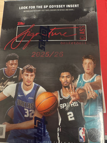 2025-26 Topps Signature Class NBA Blaster Value Box