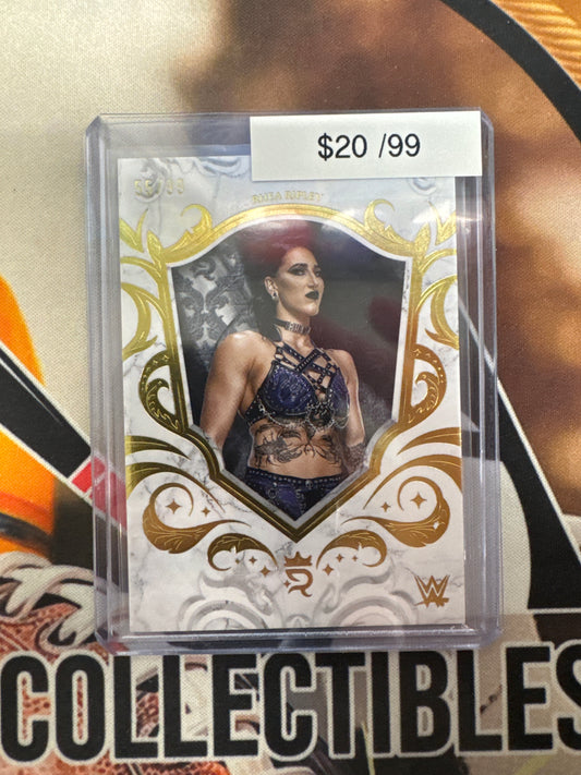 2025 Topps Royalty WWE Rhea Ripley Refractor /99