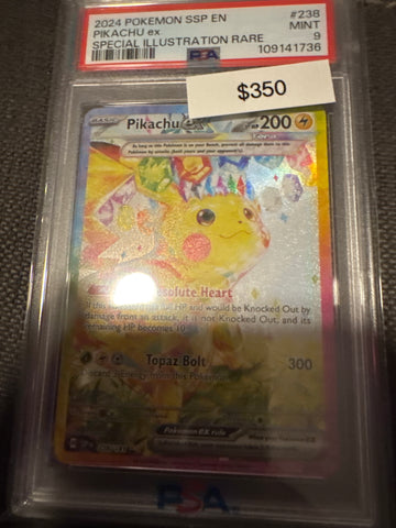 Pokemon Pikachu ex 238/191 PSA 9