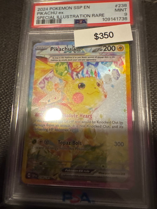 Pokemon Pikachu ex 238/191 PSA 9