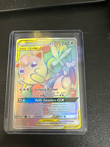 Pokemon Mega Lopunny & Jigglypuff GX 261/236 Cosmic Eclipse