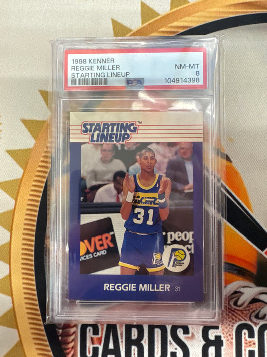 1988 Kenner Reggie Millar Starting Lineup PSA 8