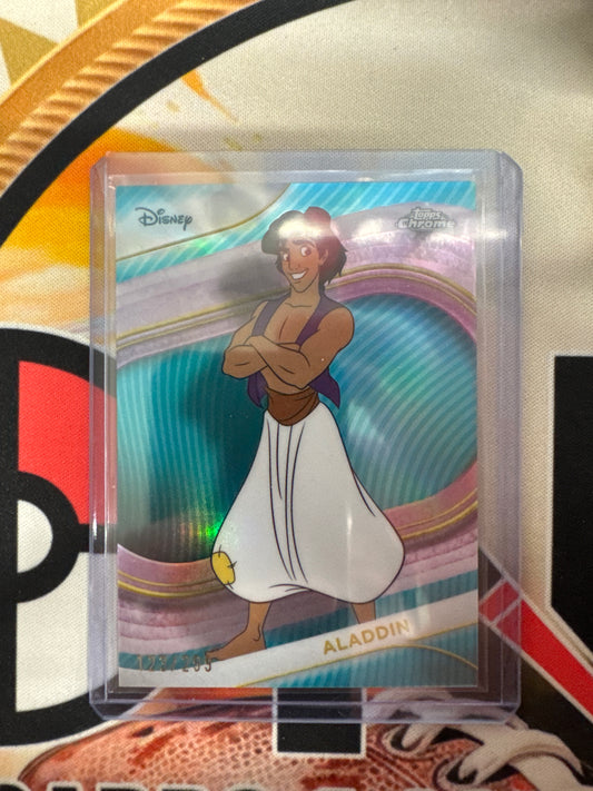 2025 Topps Chrome Disney Aladdin Teal Refractor /299