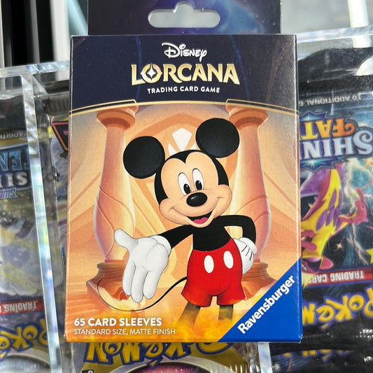 Lorcana Mickey Mouse card sleeves