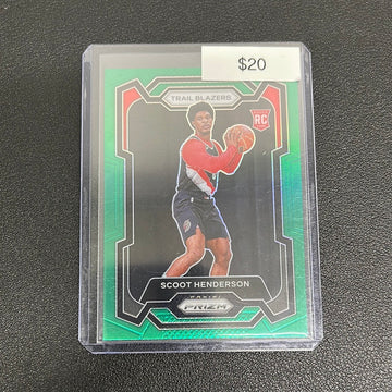 2023-24 NBA Prizm Scoot Henderson Green Rookie