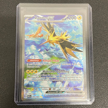 Pokémon Zapdos ex Special Illustration Rare (151) 202/165