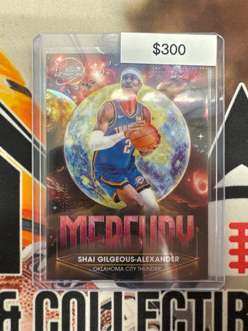 2026 Topps Chrome Cosmic NBA Shai Gilgeous-Alexander Planetary Pursuit “Mercury” SSP