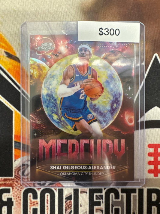 2026 Topps Chrome Cosmic NBA Shai Gilgeous-Alexander Planetary Pursuit “Mercury” SSP